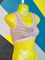 Beautiful Striped Sports Bra | Blouse