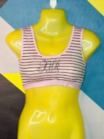 Beautiful Striped Sports Bra | Blouse