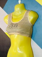 Beautiful Striped Sports Bra | Blouse