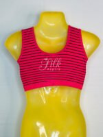 Beautiful Striped Sports Bra | Blouse