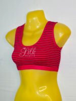 Beautiful Striped Sports Bra | Blouse