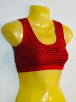 Beautiful Striped Sports Bra | Blouse