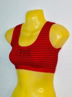 Beautiful Striped Sports Bra | Blouse