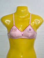 Embroidered Soft Cup Bra with Adjustable Straps