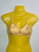 Embroidered Soft Cup Bra with Adjustable Straps