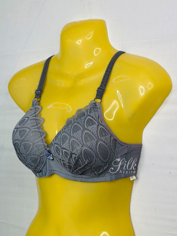 Elegant Lace soft padded Bra with Adjustable Straps