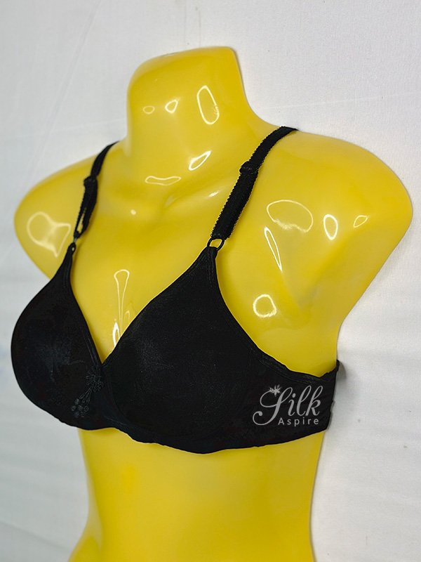 Padded Full Coverage Bra with Adjustable Straps