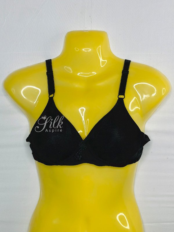 Padded Full Coverage Bra with Adjustable Straps