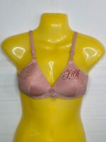 Padded Full Coverage Bra with Lace Detail