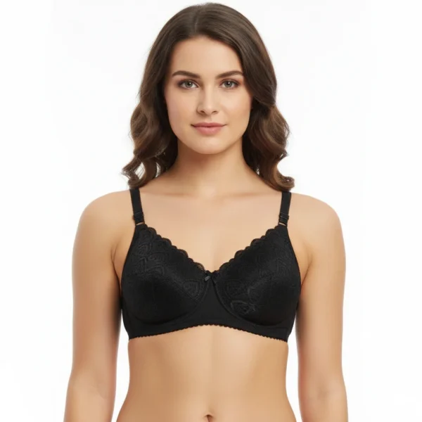 Elegant Lace soft padded Bra with Adjustable Straps
