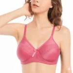 Elegant Red Lace Bra – Comfortable Support with Feminine Design