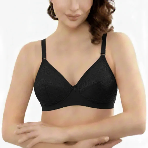Padded Full Coverage Bra with Lace Detail
