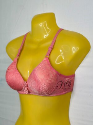 Padded Full Coverage Bra with Lace Detail