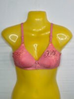 Padded Full Coverage Bra with Lace Detail