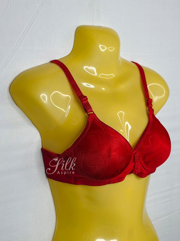 Padded Full Coverage Bra with Adjustable Straps