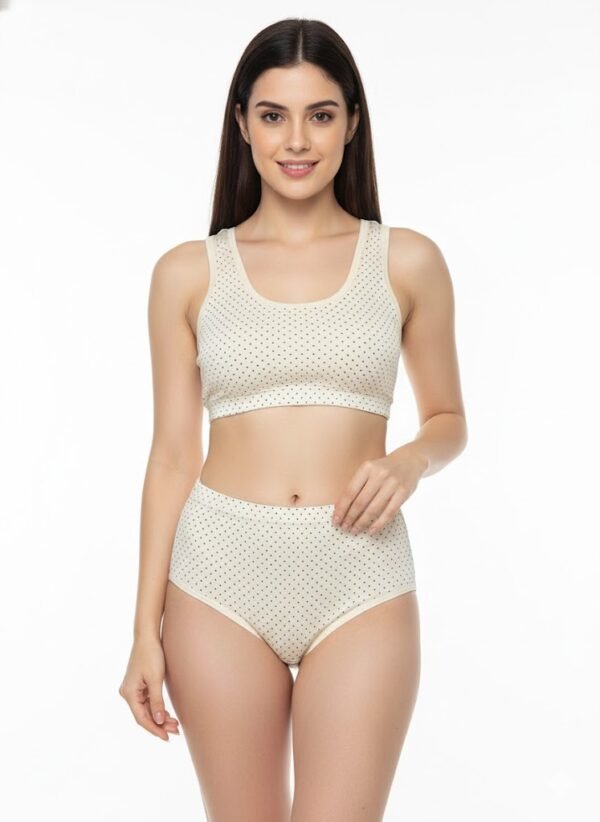 Lightweight Dotted Bra Set | underwear | Silky Stuff