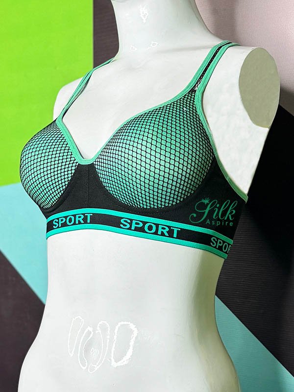 Mesh Padded Sports Bra | Ultimate Comfort & Support