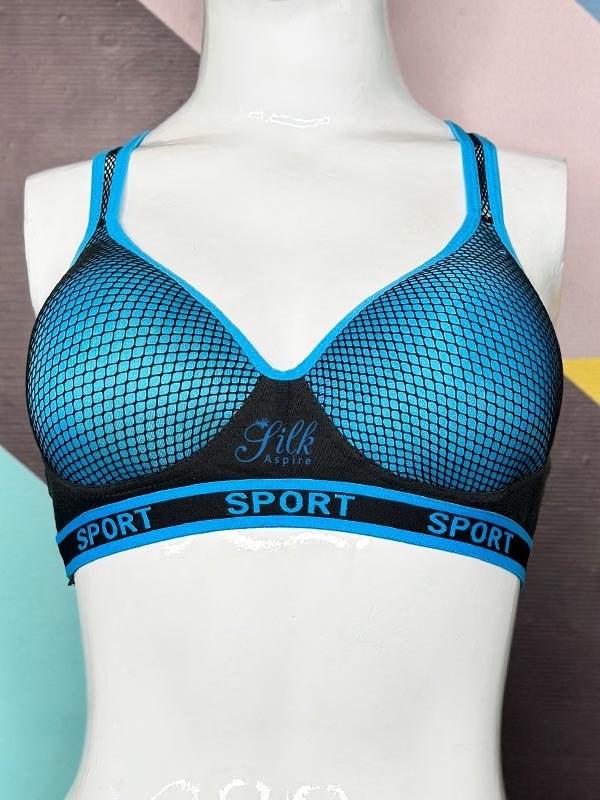 Mesh Padded Sports Bra | Ultimate Comfort & Support