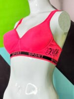 Sporty Comfort Bra with Cross-Back Design