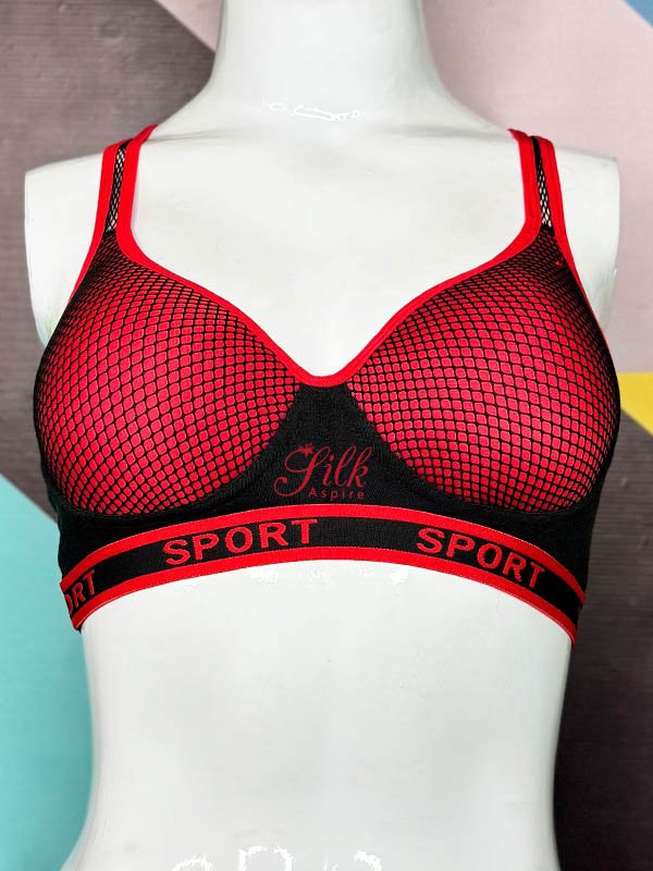 Mesh Padded Sports Bra | Ultimate Comfort & Support