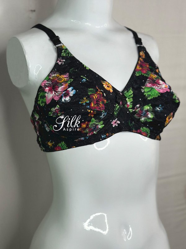 Floral Bra - Non-Padded & Wire-Free