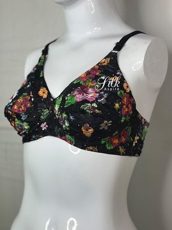 Floral Bra - Non-Padded & Wire-Free