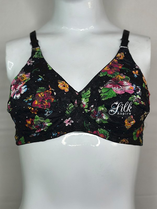 Floral Bra - Non-Padded & Wire-Free