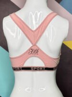 Sporty Comfort Bra with Cross-Back Design