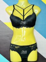 Bridal Size Booster | Double-Padded Strappy Lace Bra and Panty Set