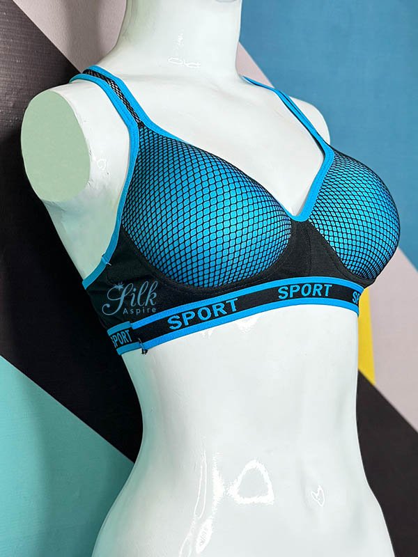 Mesh Padded Sports Bra | Ultimate Comfort & Support