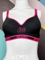 Embroidered Back Women's Sports Bra. | Padded Bra