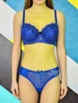 Size Booster | Double Padded | Bridal Set Bra and Panty Color Blue