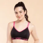Embroidered Back Women's Sports Bra. | Padded Bra