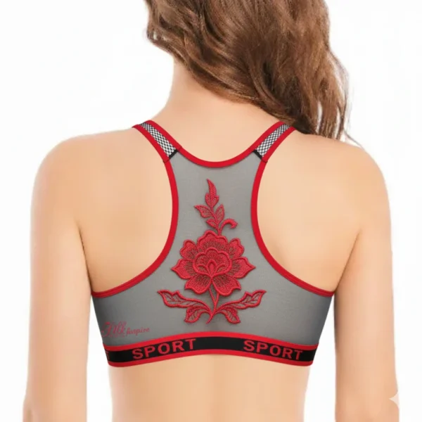 Mesh Padded Sports Bra | Ultimate Comfort & Support