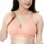 Striped Soft-Cup Comfort Bra – Multi-Color Everyday Support Collection