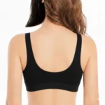 Seamless Comfort Women’s Light Support Sports Bra – Soft Stretch Lounge & Workout Bralette