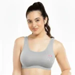 Seamless Comfort Women’s Light Support Sports Bra – Soft Stretch Lounge & Workout Bralette