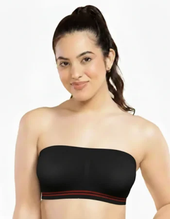 Seamless Strapless Bandeau Bra – Non-Slip Tube Top with Stretch Fit